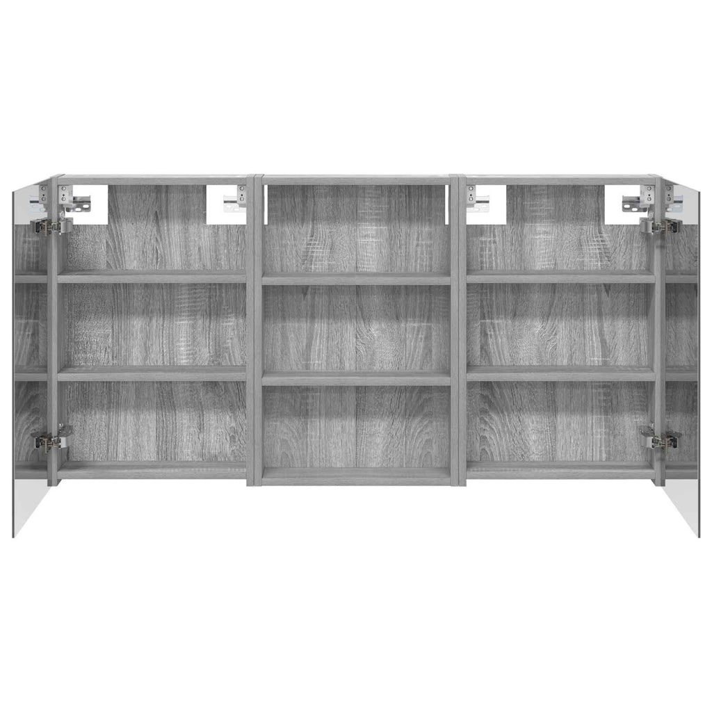 vidaXL Zestaw Szafek Łazienkowych z półką 3 pcs 120 x 10,5 x 60,5 cm