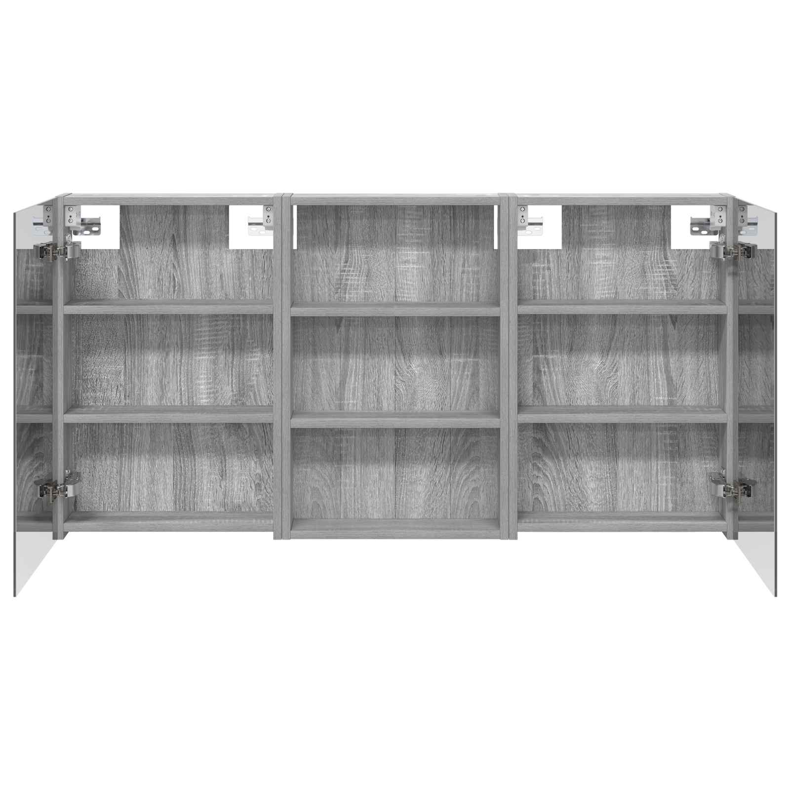 vidaXL Zestaw Szafek Łazienkowych z półką 3 pcs 120 x 10,5 x 60,5 cm