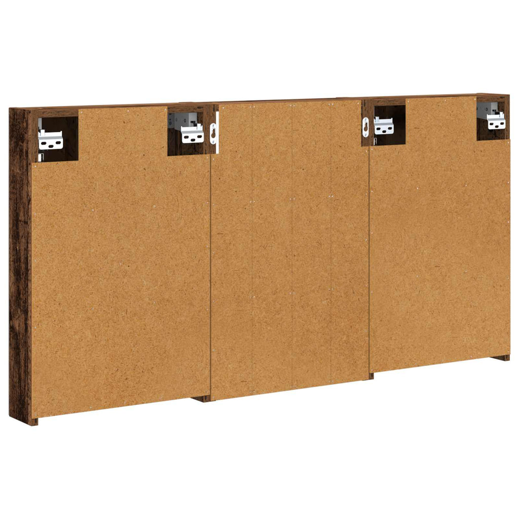 vidaXL Zestaw Szafek Łazienkowych z półką 3 pcs 120 x 10,5 x 60,5 cm