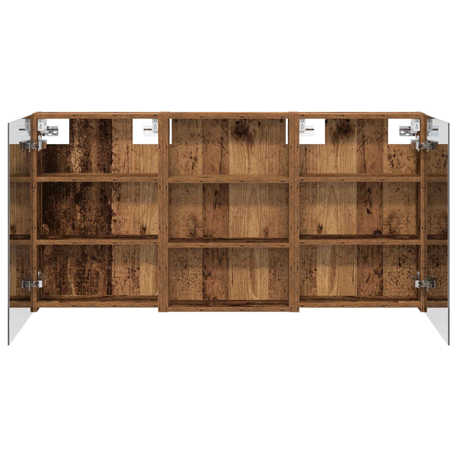 vidaXL Zestaw Szafek Łazienkowych z półką 3 pcs 120 x 10,5 x 60,5 cm