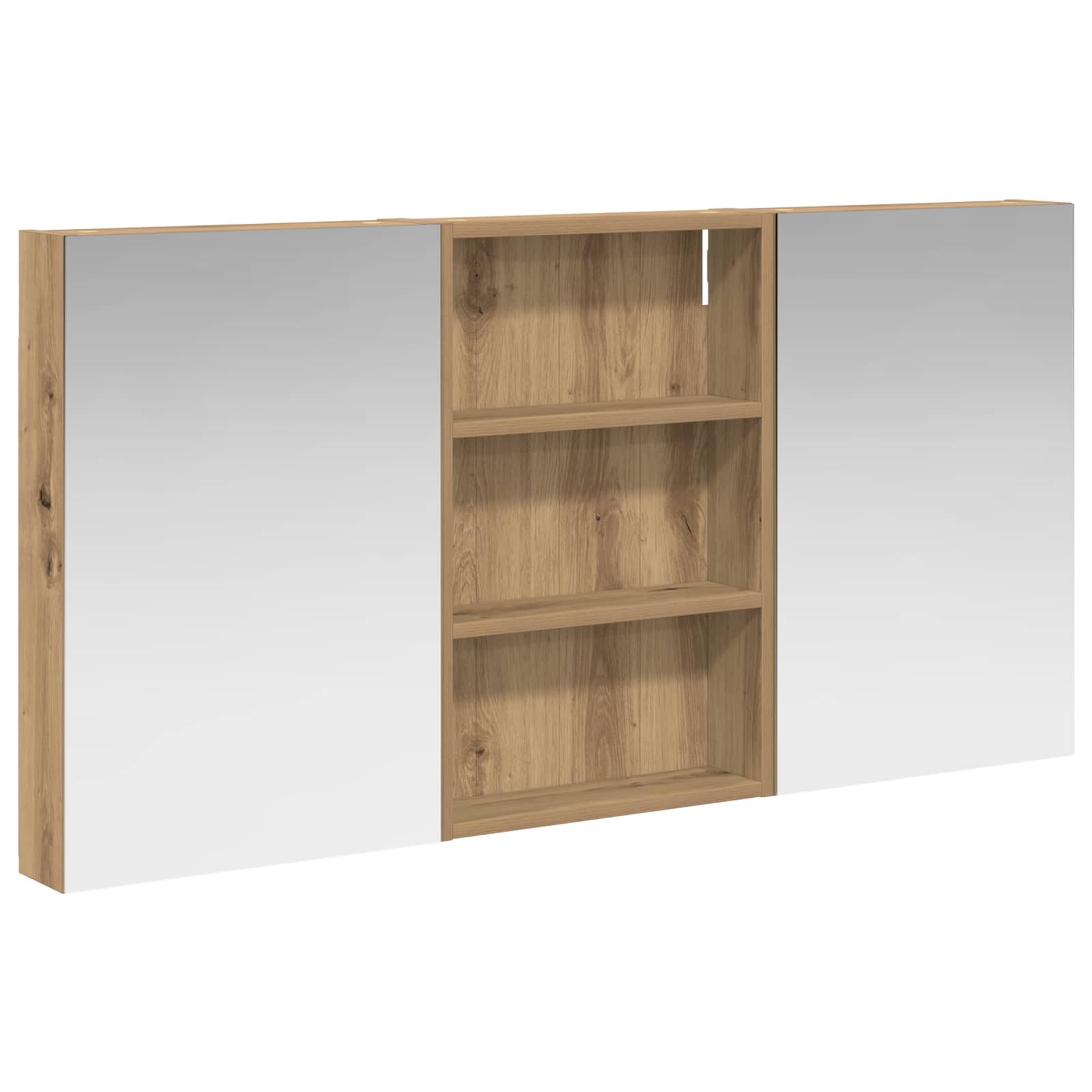 vidaXL Zestaw Szafek Łazienkowych z półką 3 pcs 120 x 10,5 x 60,5 cm