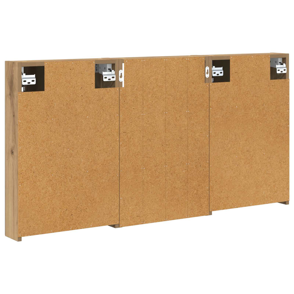 vidaXL Zestaw Szafek Łazienkowych z półką 3 pcs 120 x 10,5 x 60,5 cm