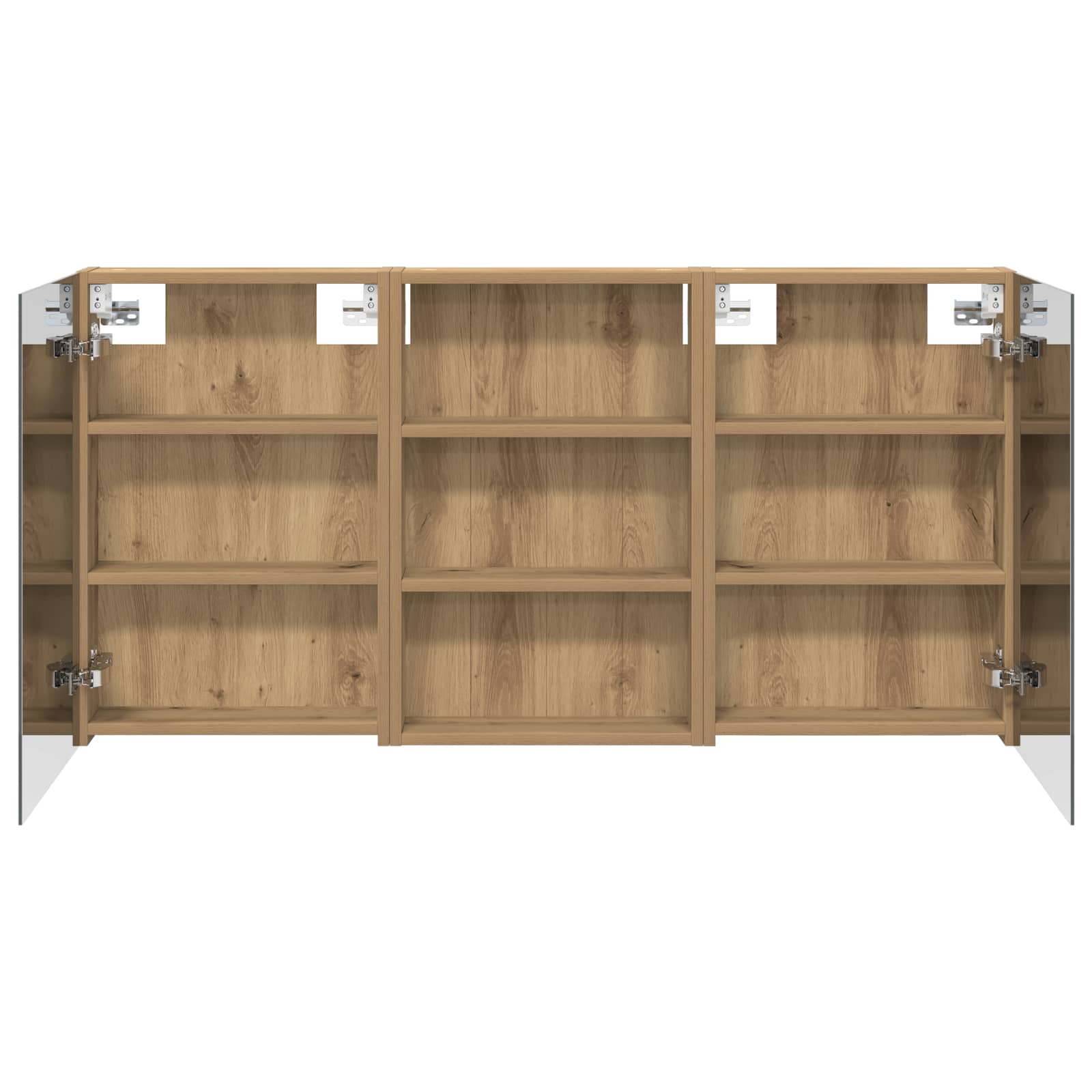 vidaXL Zestaw Szafek Łazienkowych z półką 3 pcs 120 x 10,5 x 60,5 cm