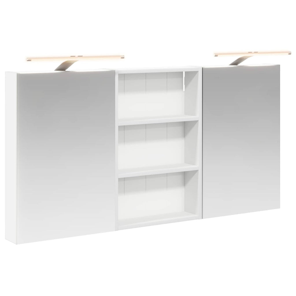 vidaXL Zestaw Szafek Łazienkowych z półką 3 pcs 120 x 10,5 x 60,5 cm