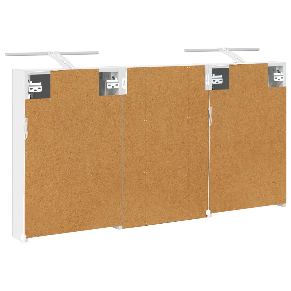 vidaXL Zestaw Szafek Łazienkowych z półką 3 pcs 120 x 10,5 x 60,5 cm