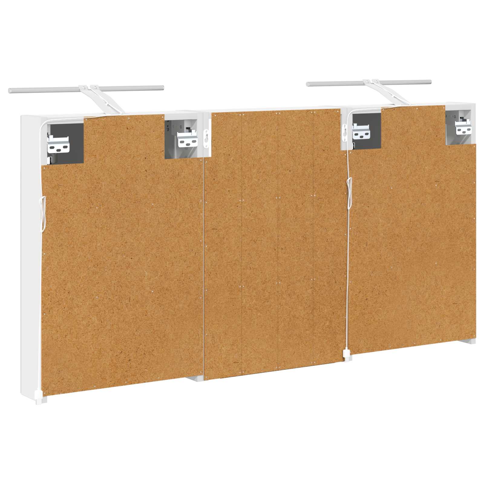 vidaXL Zestaw Szafek Łazienkowych z półką 3 pcs 120 x 10,5 x 60,5 cm