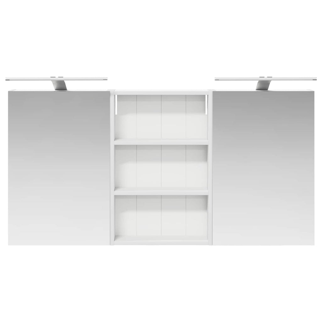 vidaXL Zestaw Szafek Łazienkowych z półką 3 pcs 120 x 10,5 x 60,5 cm