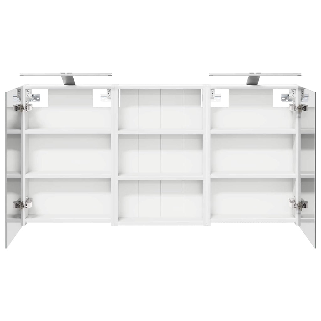 vidaXL Zestaw Szafek Łazienkowych z półką 3 pcs 120 x 10,5 x 60,5 cm