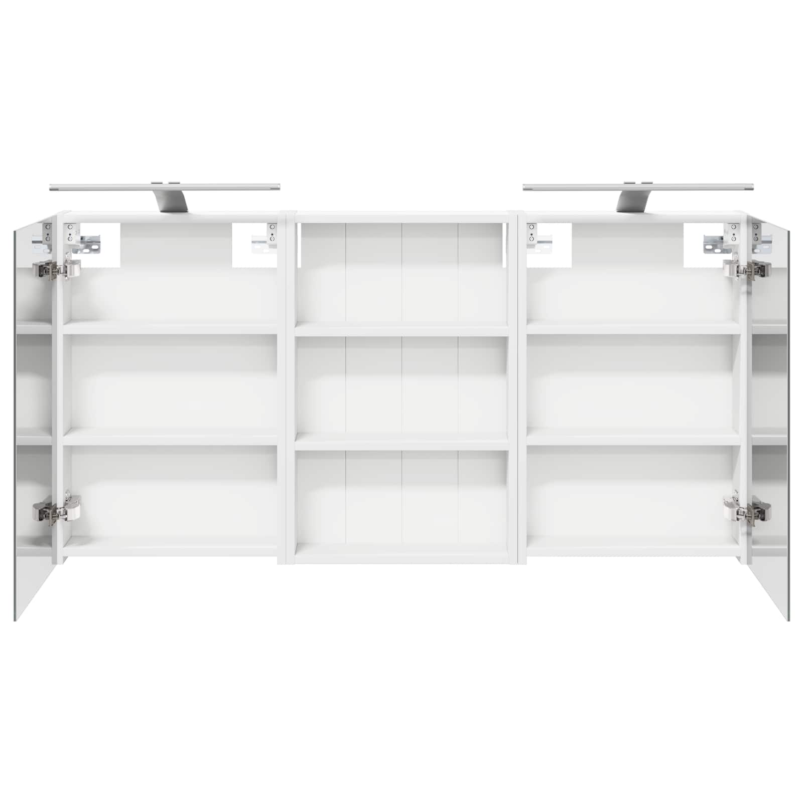 vidaXL Zestaw Szafek Łazienkowych z półką 3 pcs 120 x 10,5 x 60,5 cm