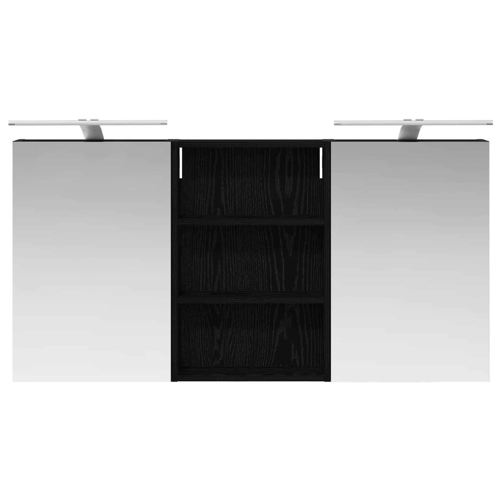 vidaXL Zestaw Szafek Łazienkowych z półką 3 pcs 120 x 10,5 x 60,5 cm