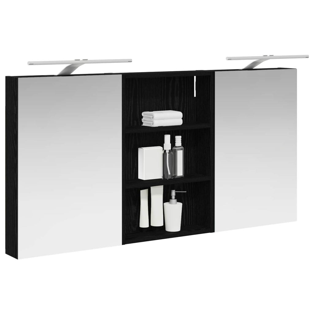 vidaXL Zestaw Szafek Łazienkowych z półką 3 pcs 120 x 10,5 x 60,5 cm