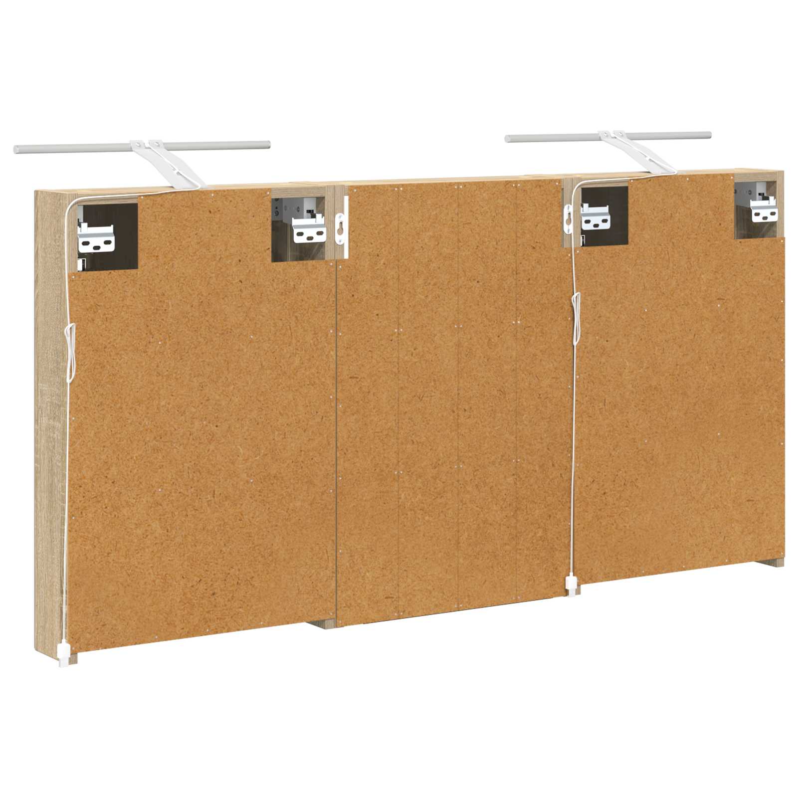 vidaXL Zestaw Szafek Łazienkowych z półką 3 pcs 120 x 10,5 x 60,5 cm