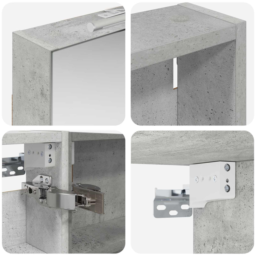vidaXL Zestaw Szafek Łazienkowych z półką 3 pcs 120 x 10,5 x 60,5 cm