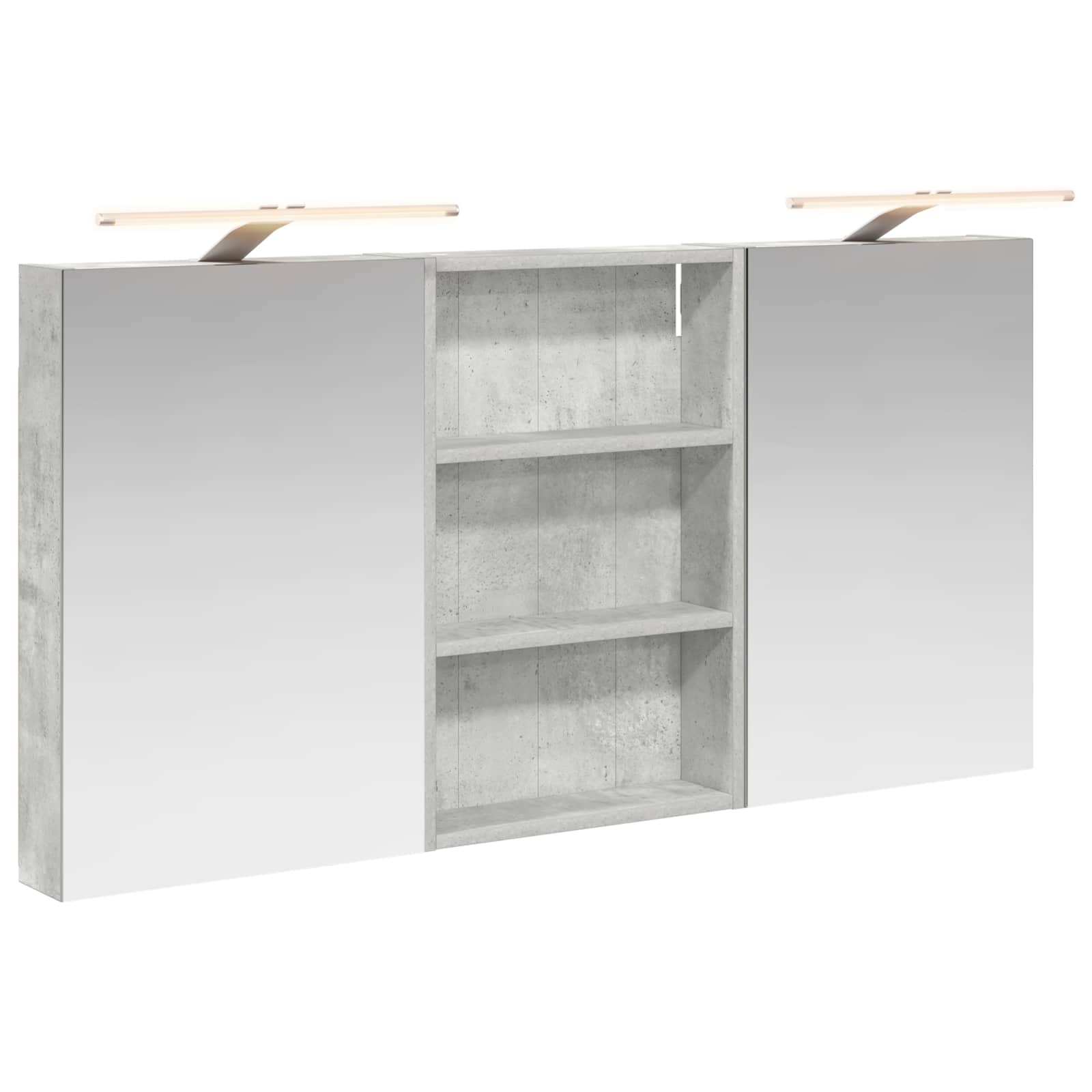 vidaXL Zestaw Szafek Łazienkowych z półką 3 pcs 120 x 10,5 x 60,5 cm