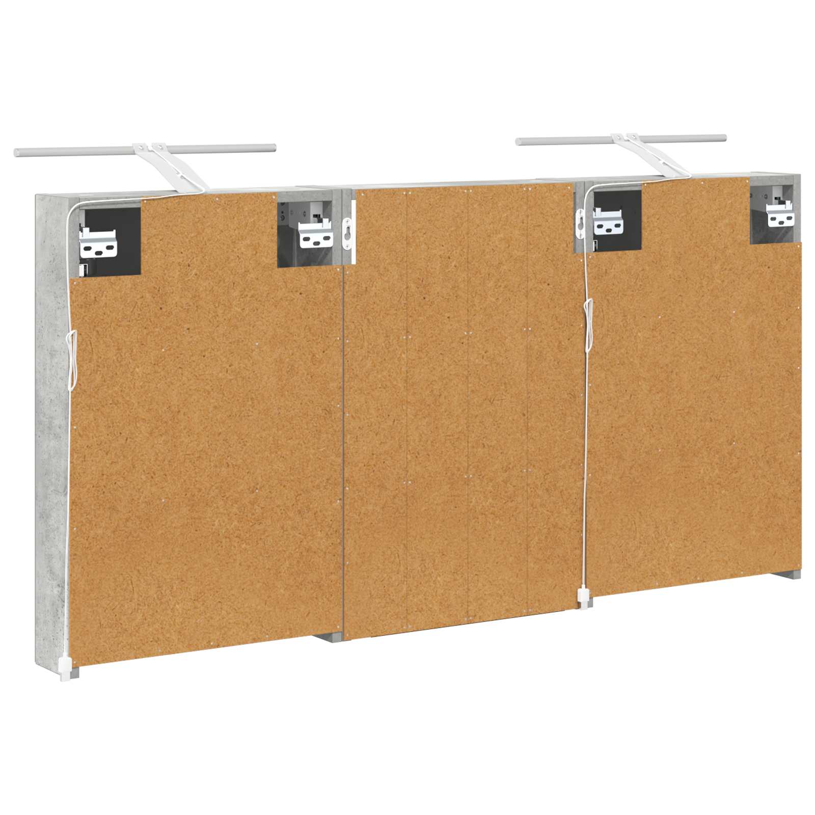 vidaXL Zestaw Szafek Łazienkowych z półką 3 pcs 120 x 10,5 x 60,5 cm