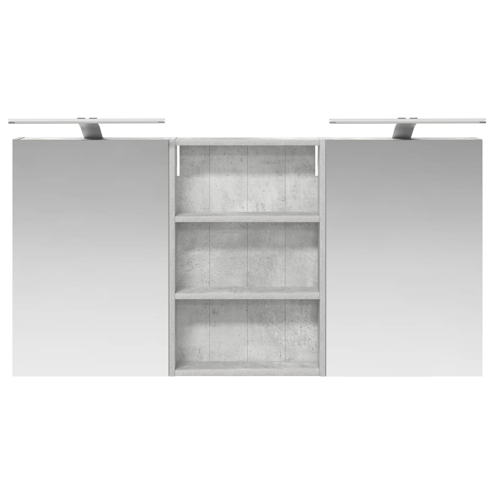 vidaXL Zestaw Szafek Łazienkowych z półką 3 pcs 120 x 10,5 x 60,5 cm