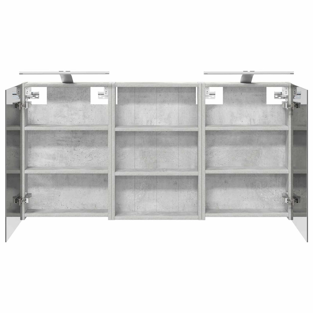 vidaXL Zestaw Szafek Łazienkowych z półką 3 pcs 120 x 10,5 x 60,5 cm