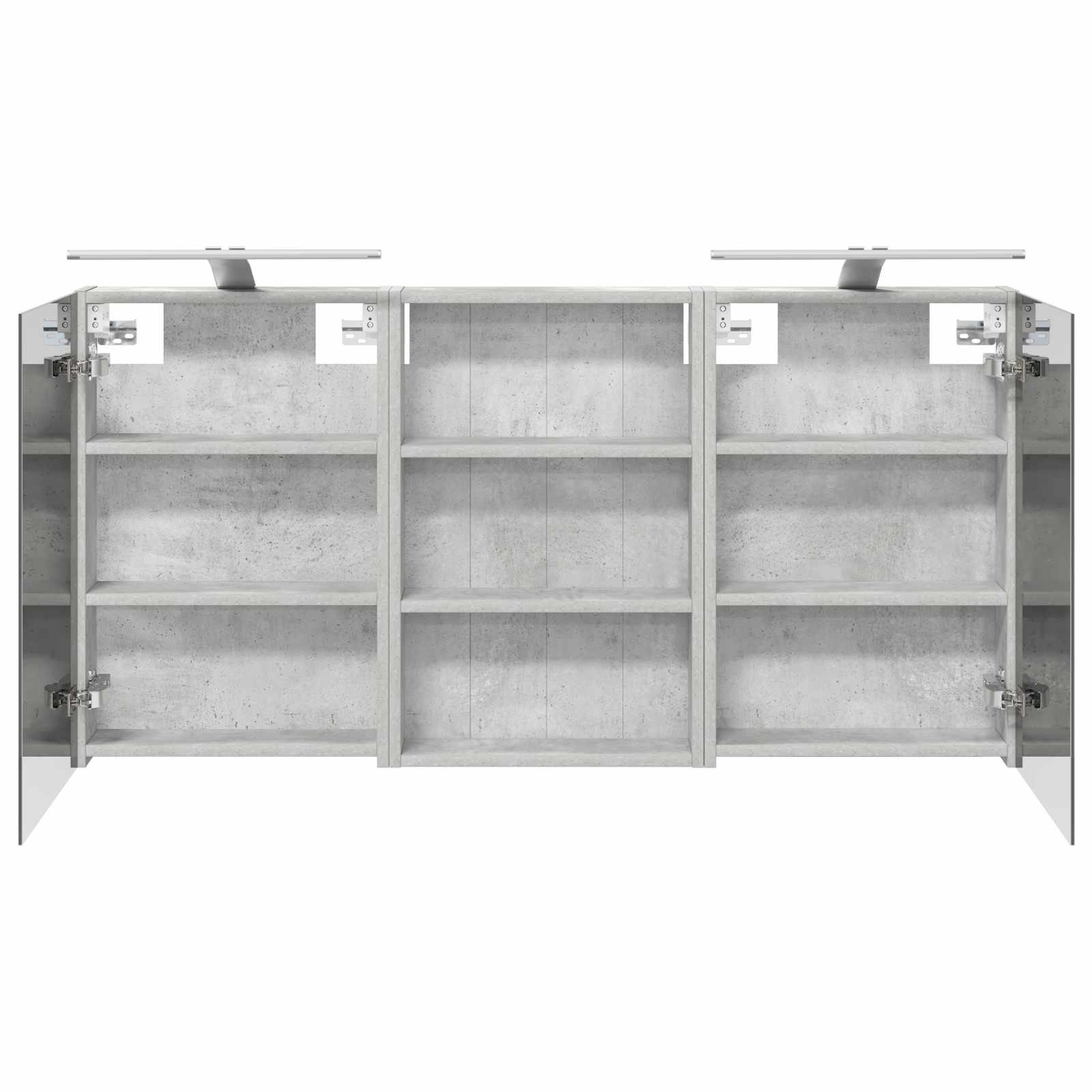 vidaXL Zestaw Szafek Łazienkowych z półką 3 pcs 120 x 10,5 x 60,5 cm