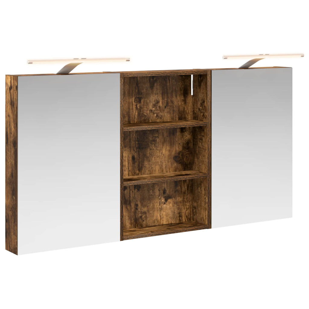 vidaXL Zestaw Szafek Łazienkowych z półką 3 pcs 120 x 10,5 x 60,5 cm