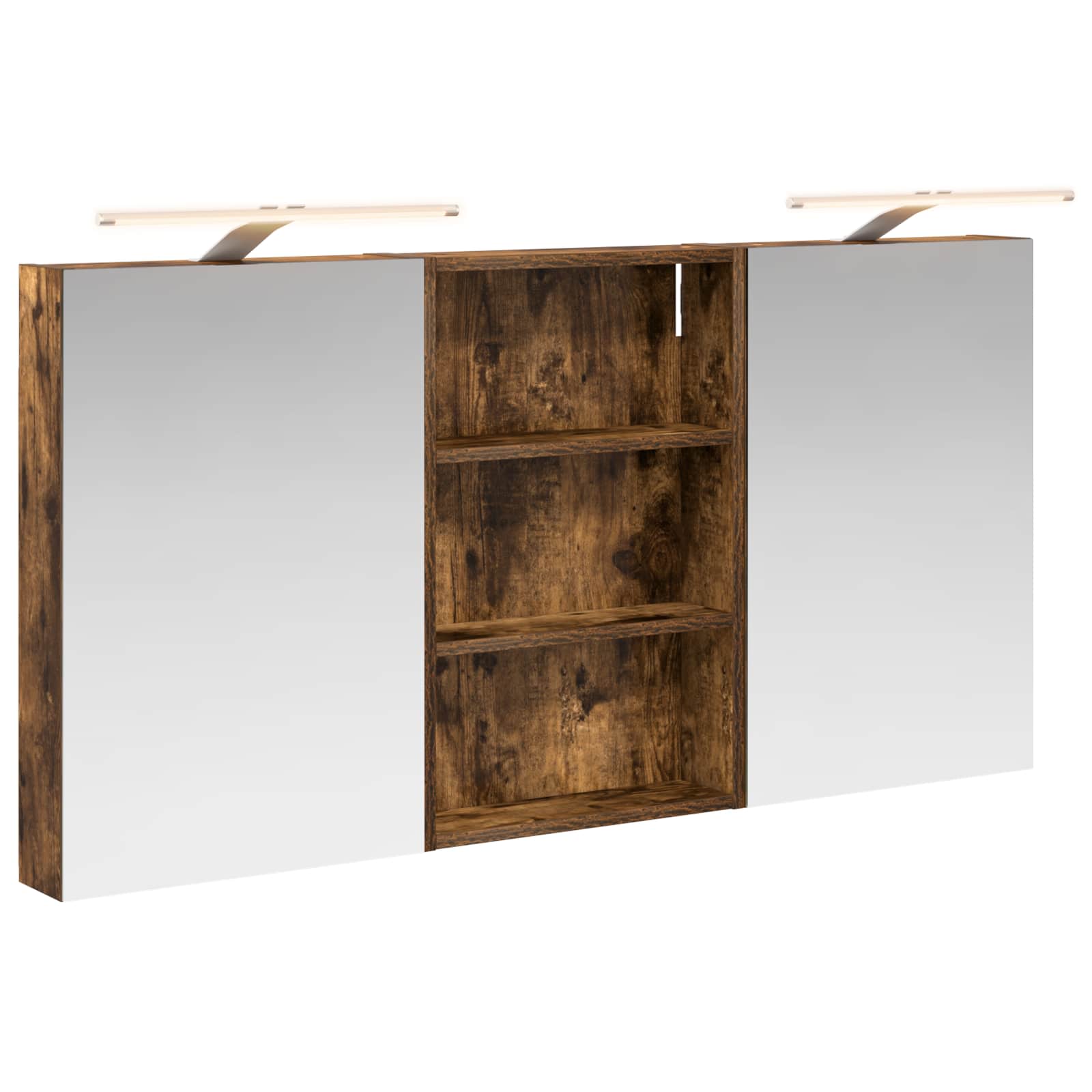 vidaXL Zestaw Szafek Łazienkowych z półką 3 pcs 120 x 10,5 x 60,5 cm