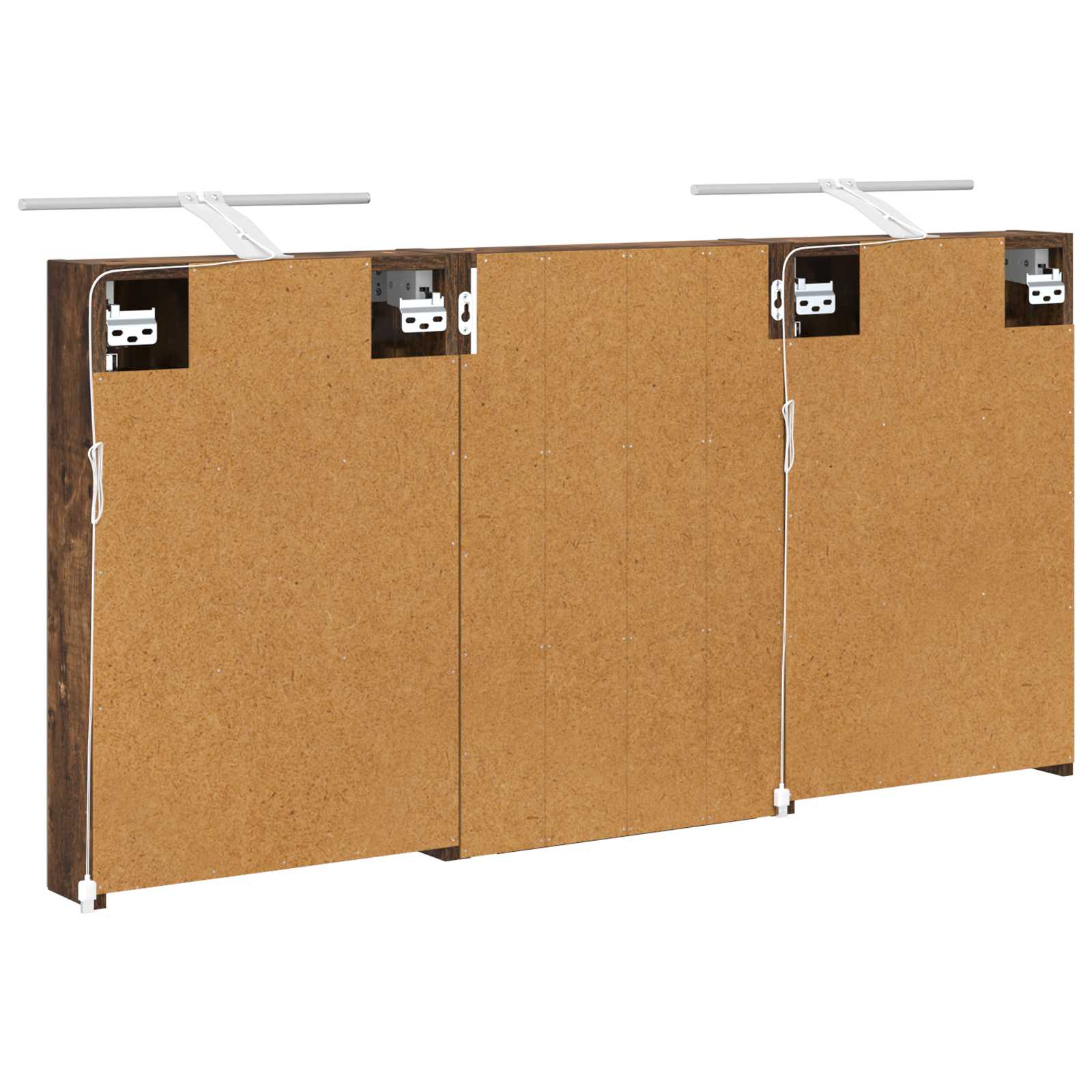 vidaXL Zestaw Szafek Łazienkowych z półką 3 pcs 120 x 10,5 x 60,5 cm