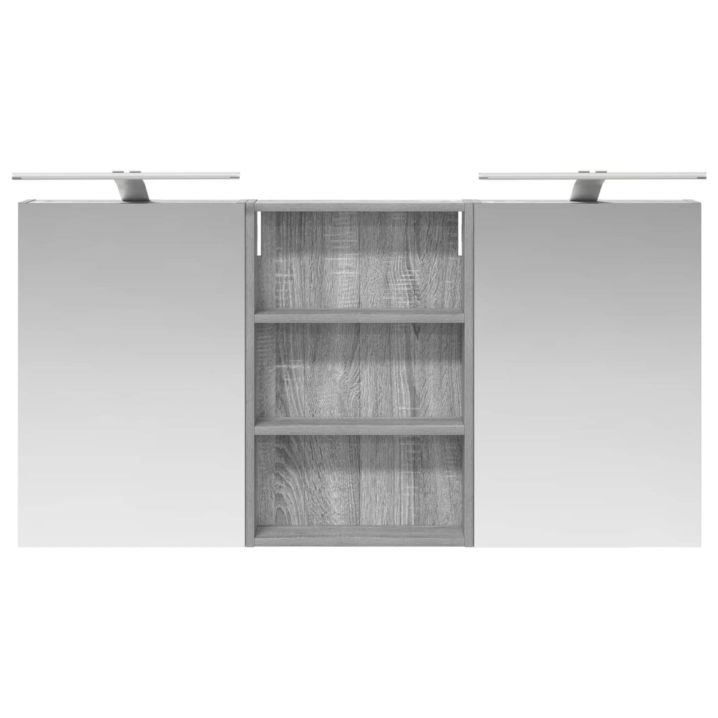 vidaXL Zestaw Szafek Łazienkowych z półką 3 pcs 120 x 10,5 x 60,5 cm