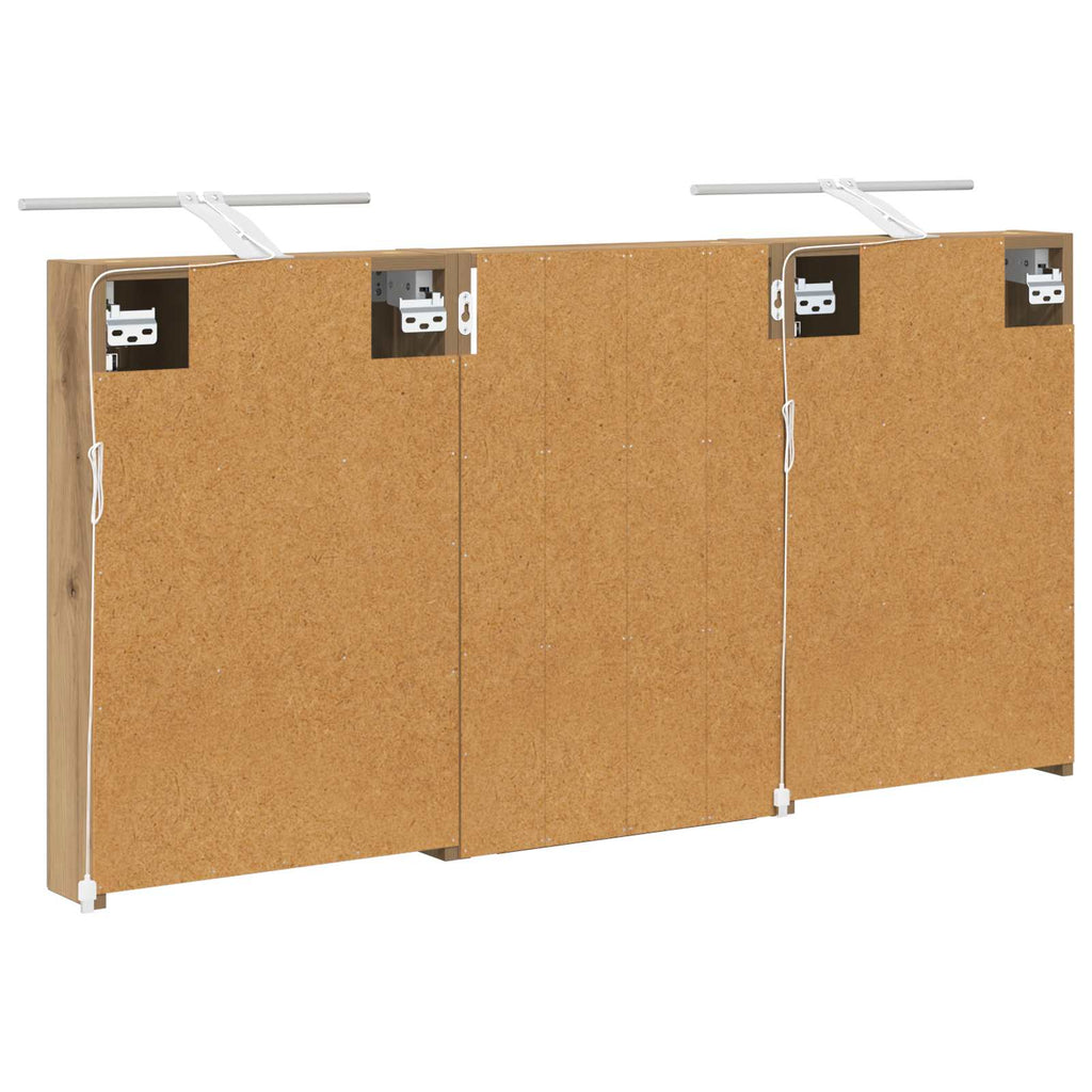 vidaXL Zestaw Szafek Łazienkowych z półką 3 pcs 120 x 10,5 x 60,5 cm