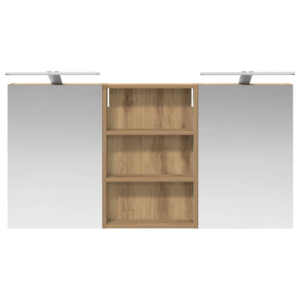 vidaXL Zestaw Szafek Łazienkowych z półką 3 pcs 120 x 10,5 x 60,5 cm