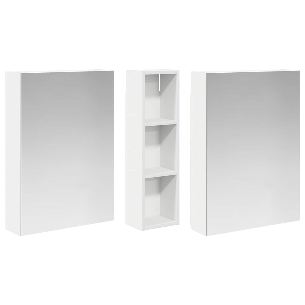 vidaXL Zestaw Szafek Łazienkowych z półką 3 pcs 120 x 14,5 x 70 cm