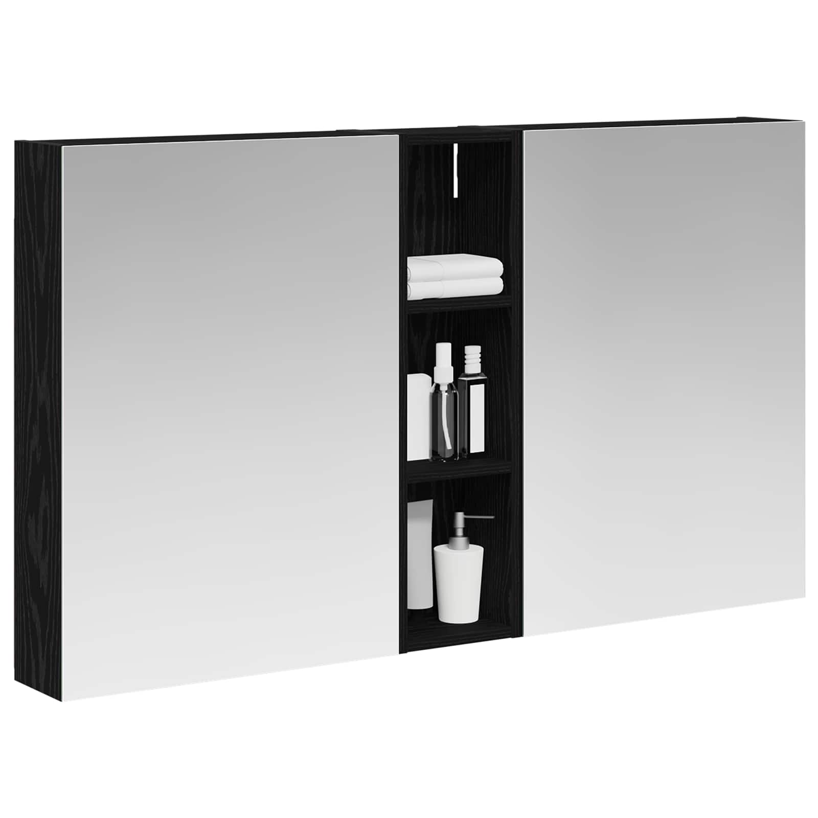 vidaXL Zestaw Szafek Łazienkowych z półką 3 pcs 120 x 14,5 x 70 cm