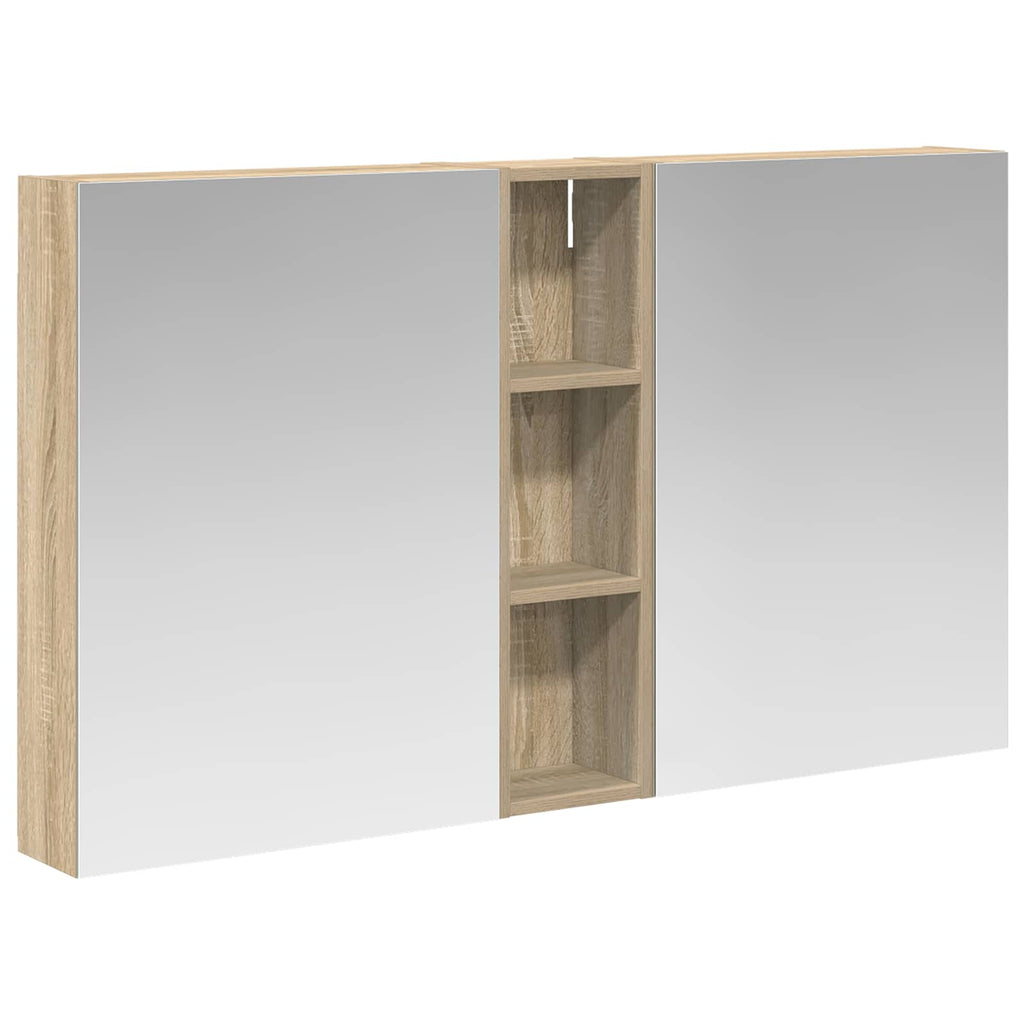 vidaXL Zestaw Szafek Łazienkowych z półką 3 pcs 120 x 14,5 x 70 cm