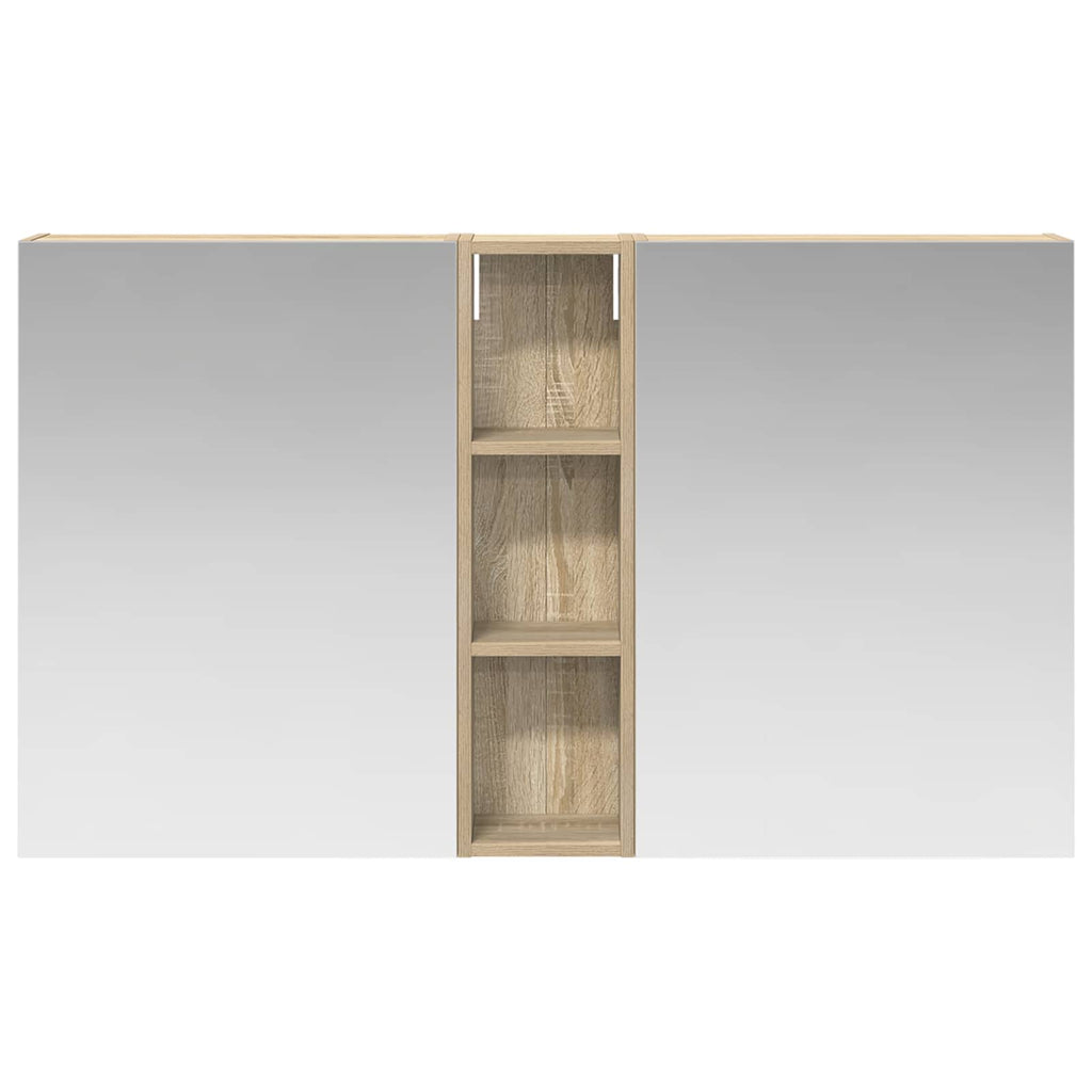 vidaXL Zestaw Szafek Łazienkowych z półką 3 pcs 120 x 14,5 x 70 cm