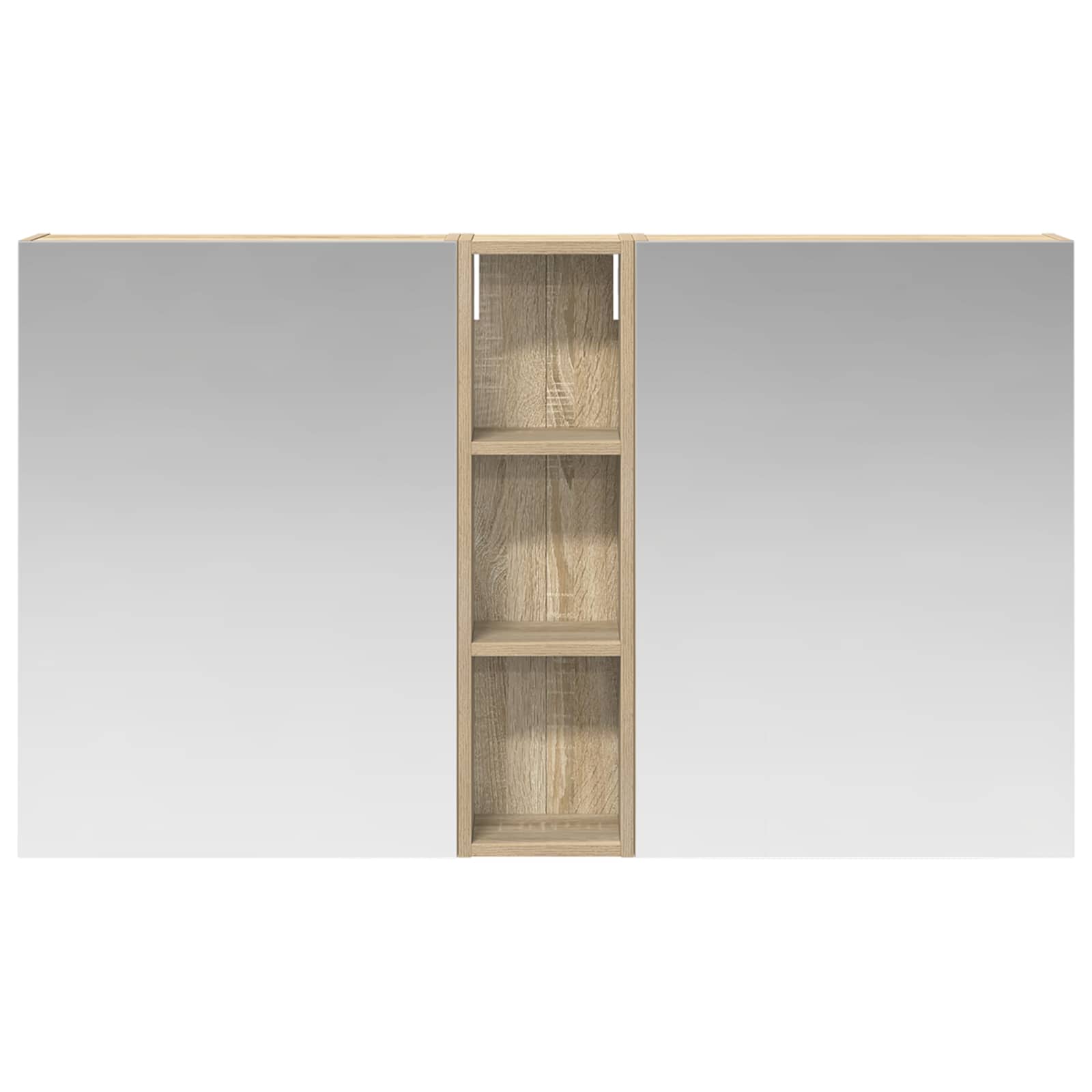 vidaXL Zestaw Szafek Łazienkowych z półką 3 pcs 120 x 14,5 x 70 cm