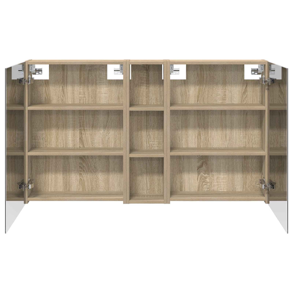 vidaXL Zestaw Szafek Łazienkowych z półką 3 pcs 120 x 14,5 x 70 cm