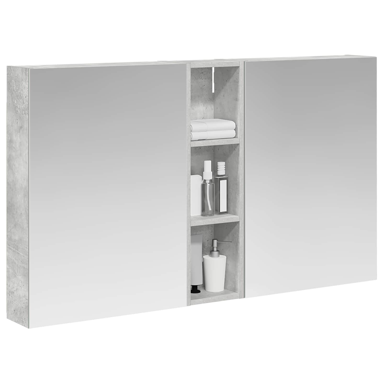 vidaXL Zestaw Szafek Łazienkowych z półką 3 pcs 120 x 14,5 x 70 cm