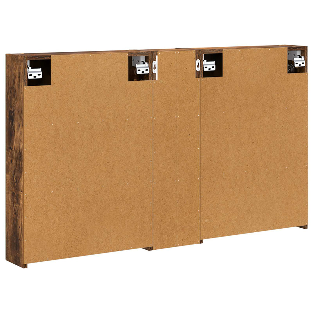 vidaXL Zestaw Szafek Łazienkowych z półką 3 pcs 120 x 14,5 x 70 cm