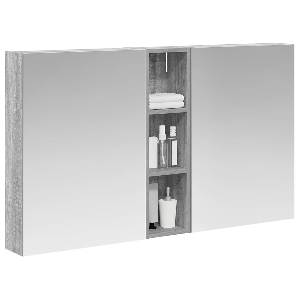 vidaXL Zestaw Szafek Łazienkowych z półką 3 pcs 120 x 14,5 x 70 cm