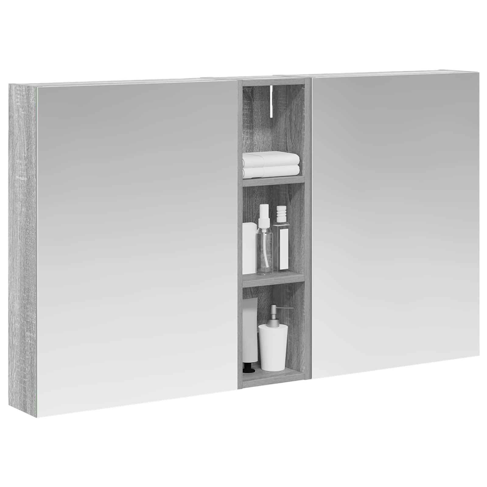 vidaXL Zestaw Szafek Łazienkowych z półką 3 pcs 120 x 14,5 x 70 cm