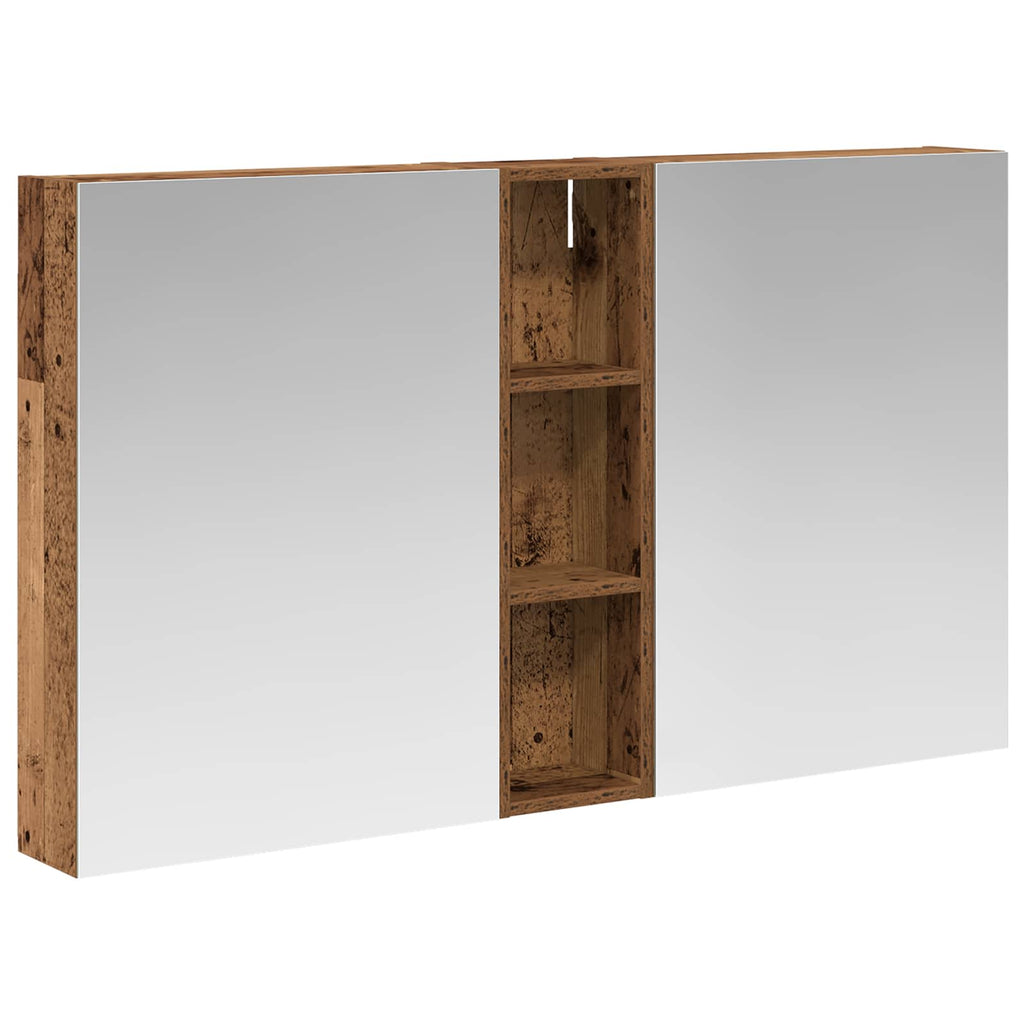 vidaXL Zestaw Szafek Łazienkowych z półką 3 pcs 120 x 14,5 x 70 cm