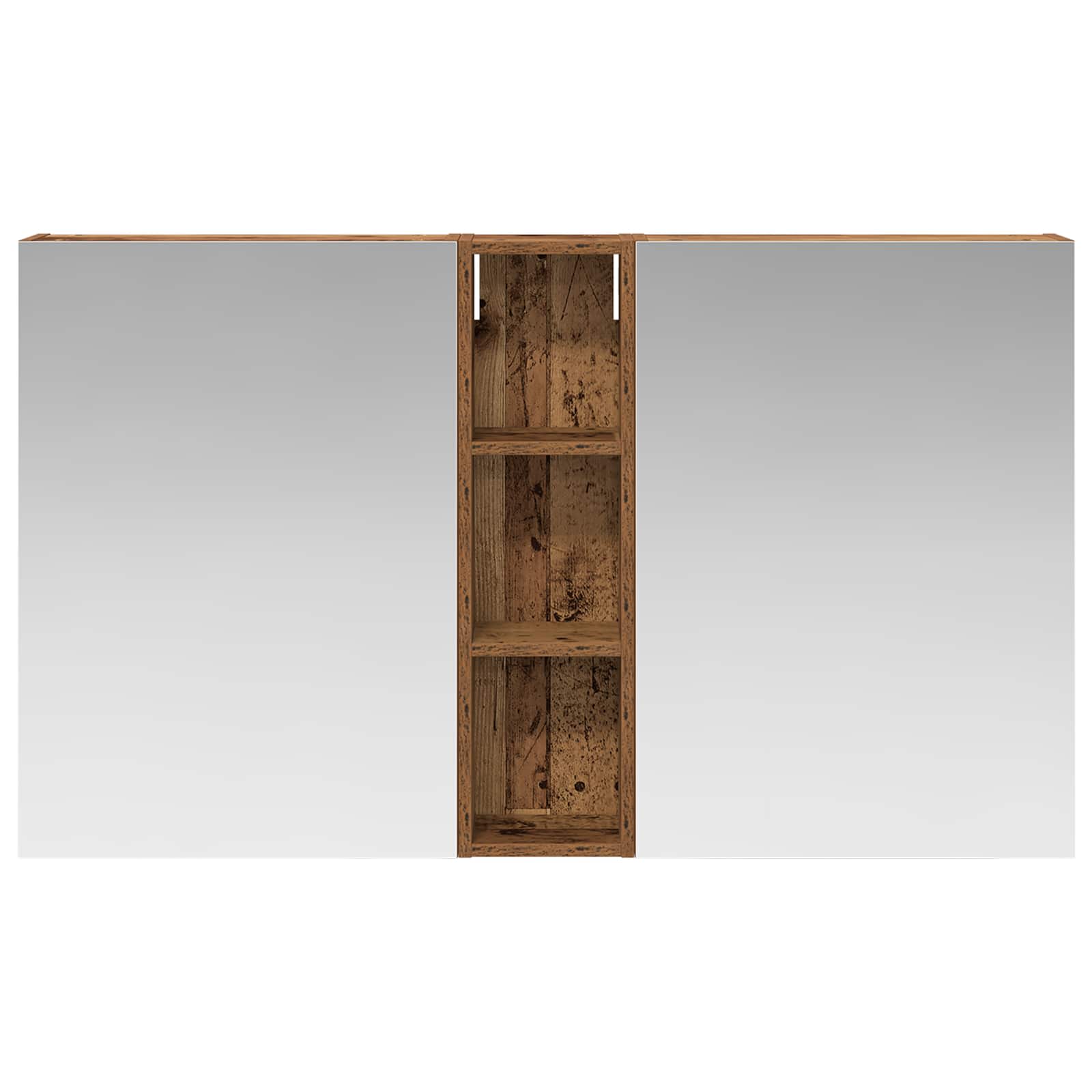 vidaXL Zestaw Szafek Łazienkowych z półką 3 pcs 120 x 14,5 x 70 cm