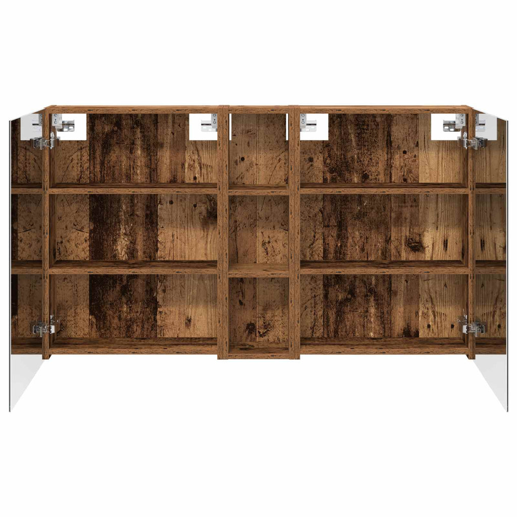 vidaXL Zestaw Szafek Łazienkowych z półką 3 pcs 120 x 14,5 x 70 cm
