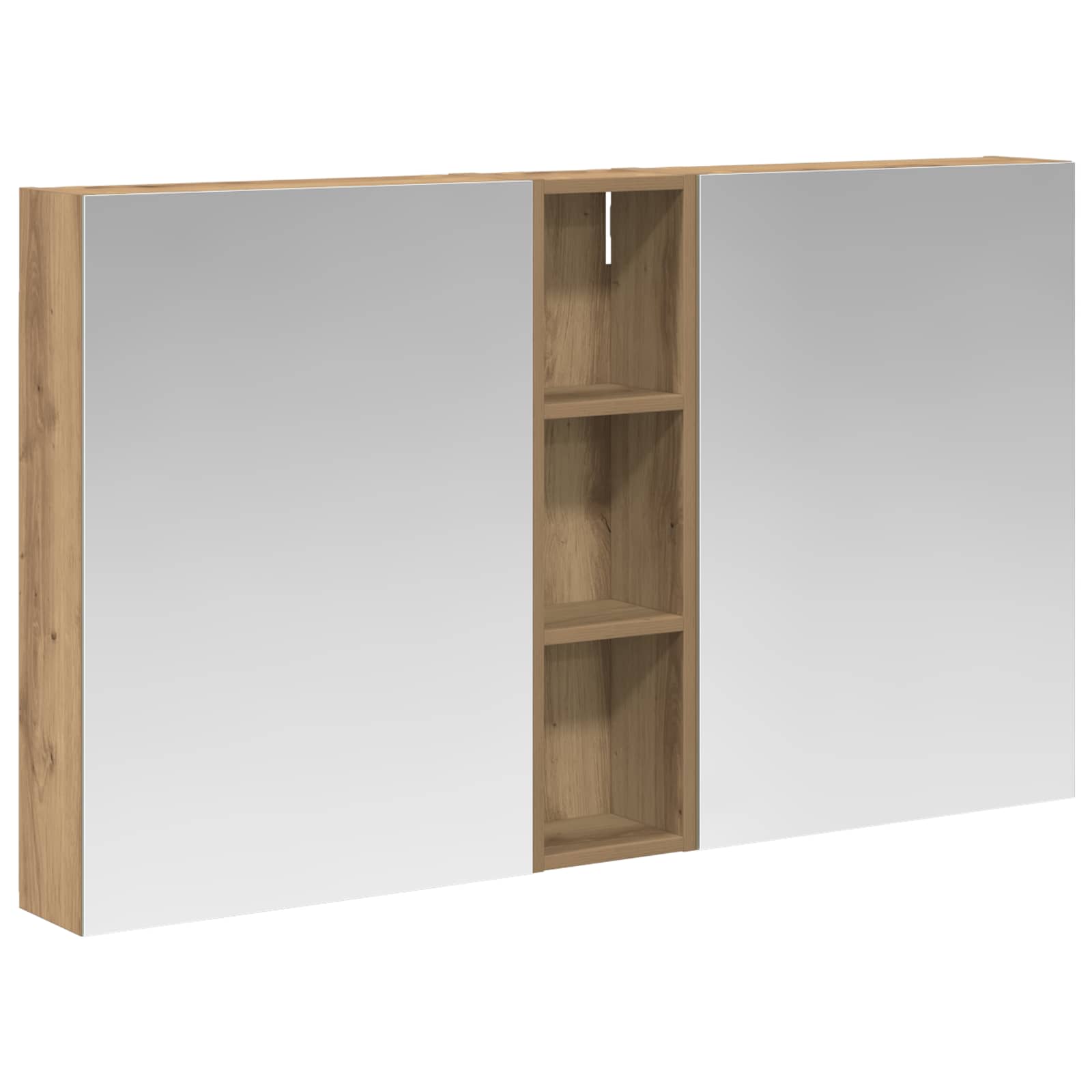 vidaXL Zestaw Szafek Łazienkowych z półką 3 pcs 120 x 14,5 x 70 cm