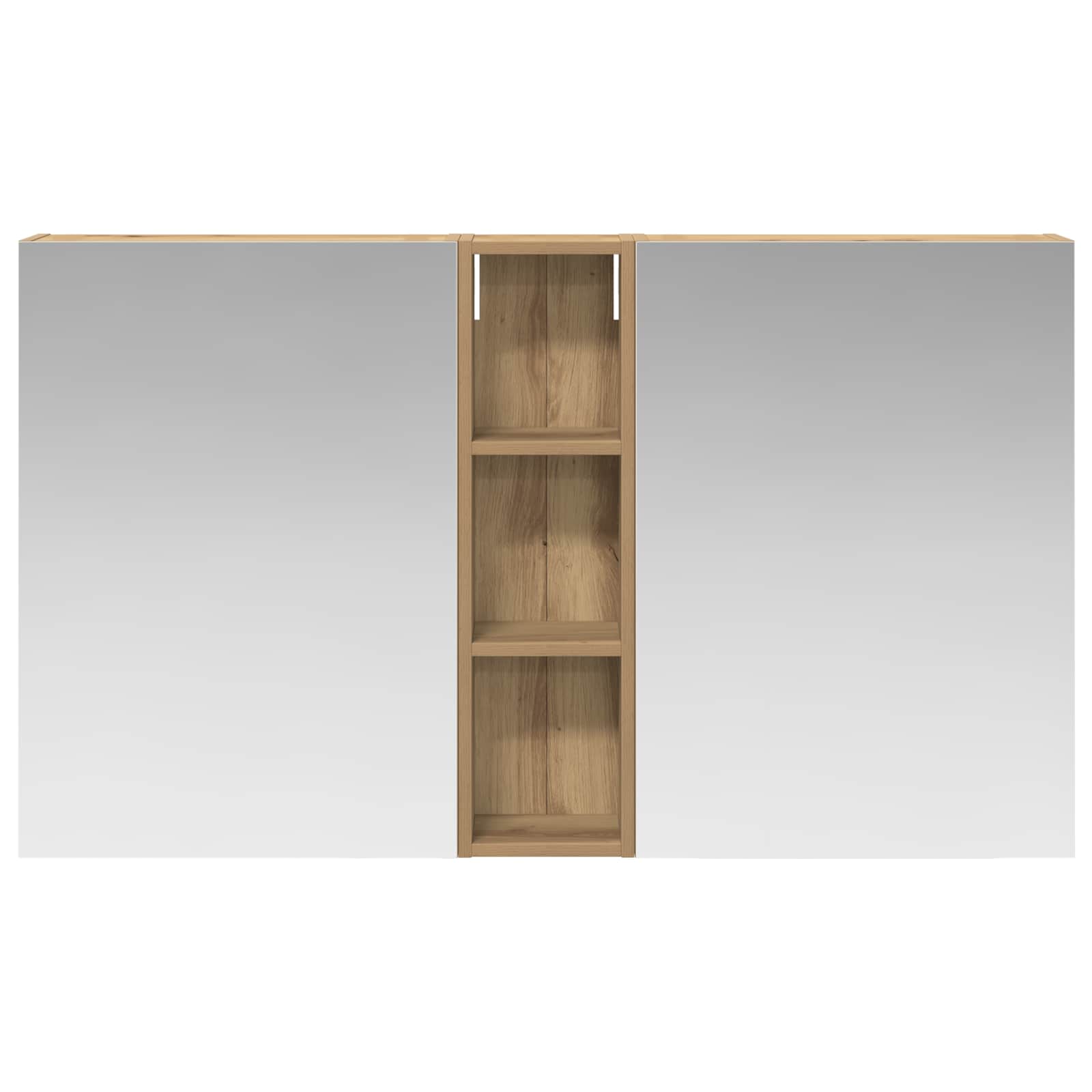 vidaXL Zestaw Szafek Łazienkowych z półką 3 pcs 120 x 14,5 x 70 cm