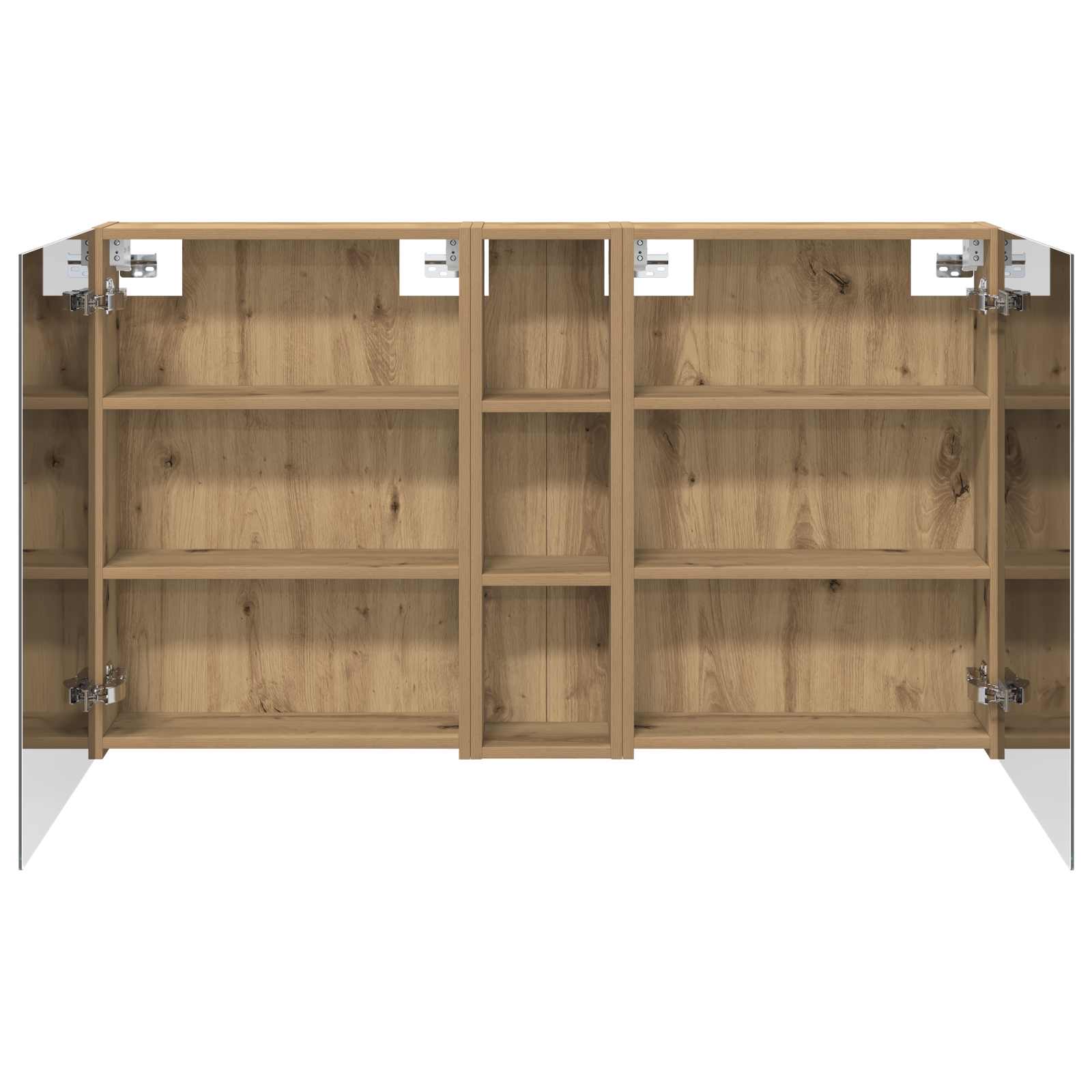 vidaXL Zestaw Szafek Łazienkowych z półką 3 pcs 120 x 14,5 x 70 cm