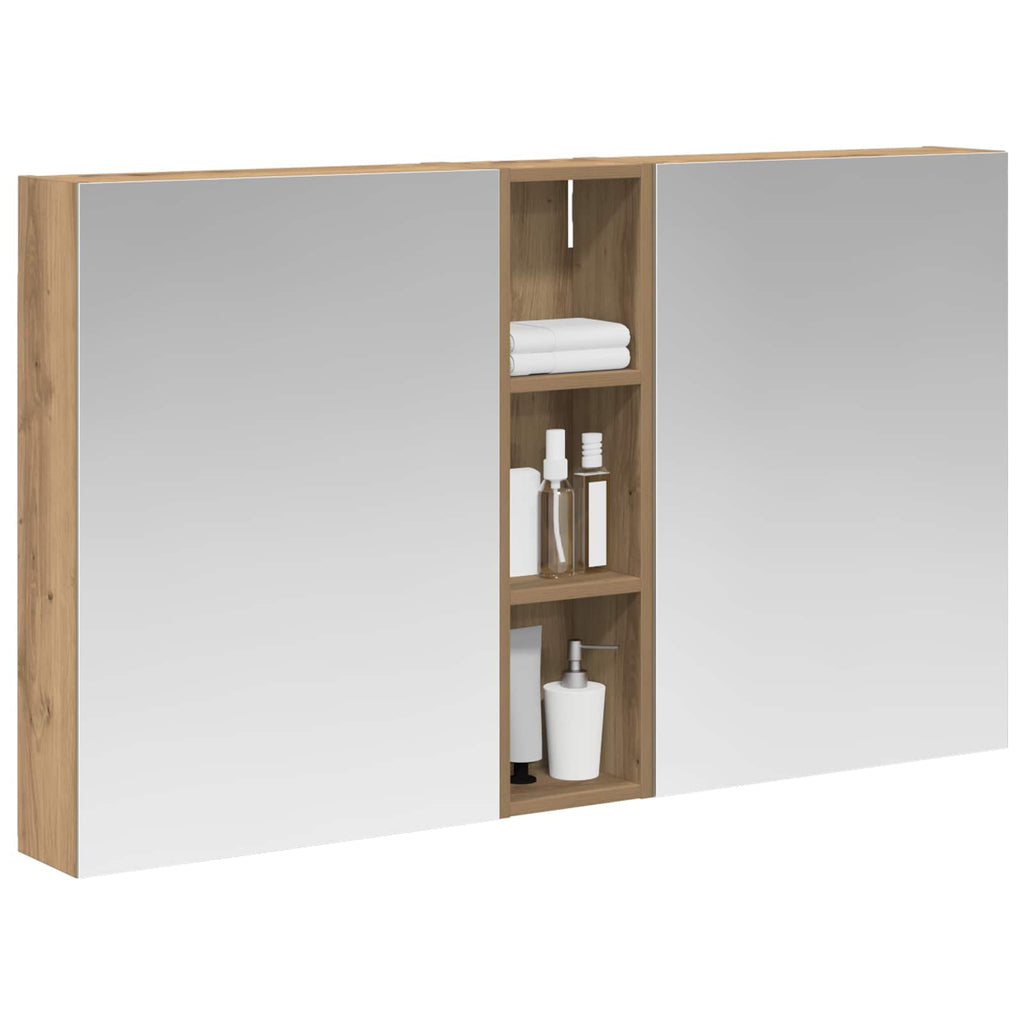 vidaXL Zestaw Szafek Łazienkowych z półką 3 pcs 120 x 14,5 x 70 cm