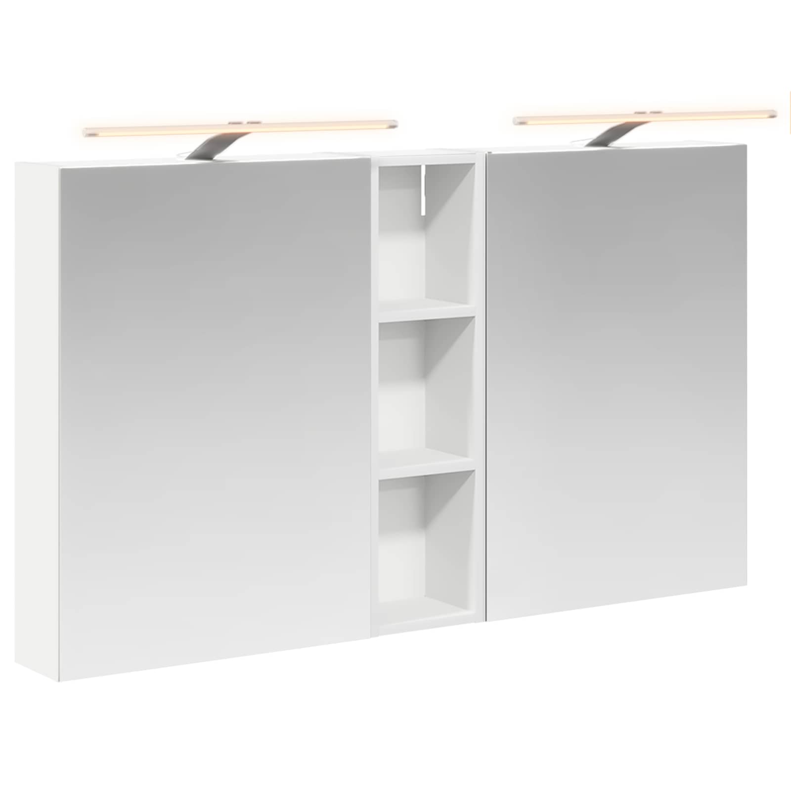 vidaXL Zestaw Szafek Łazienkowych z półką 3 pcs 120 x 14,5 x 70 cm