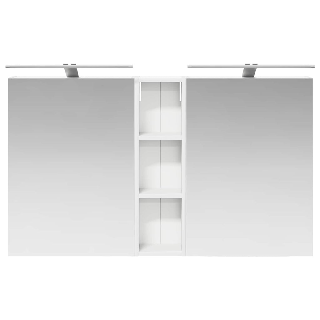 vidaXL Zestaw Szafek Łazienkowych z półką 3 pcs 120 x 14,5 x 70 cm