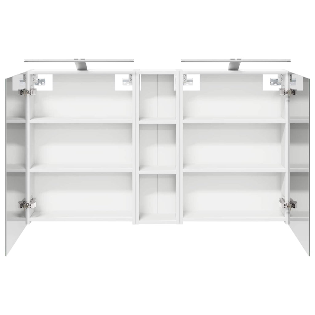 vidaXL Zestaw Szafek Łazienkowych z półką 3 pcs 120 x 14,5 x 70 cm
