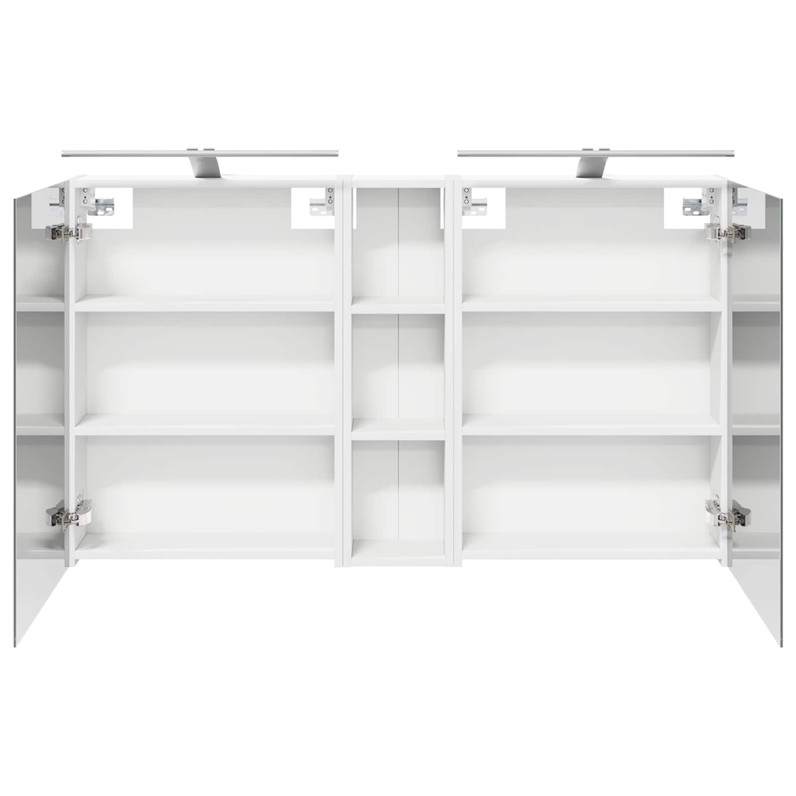vidaXL Zestaw Szafek Łazienkowych z półką 3 pcs 120 x 14,5 x 70 cm