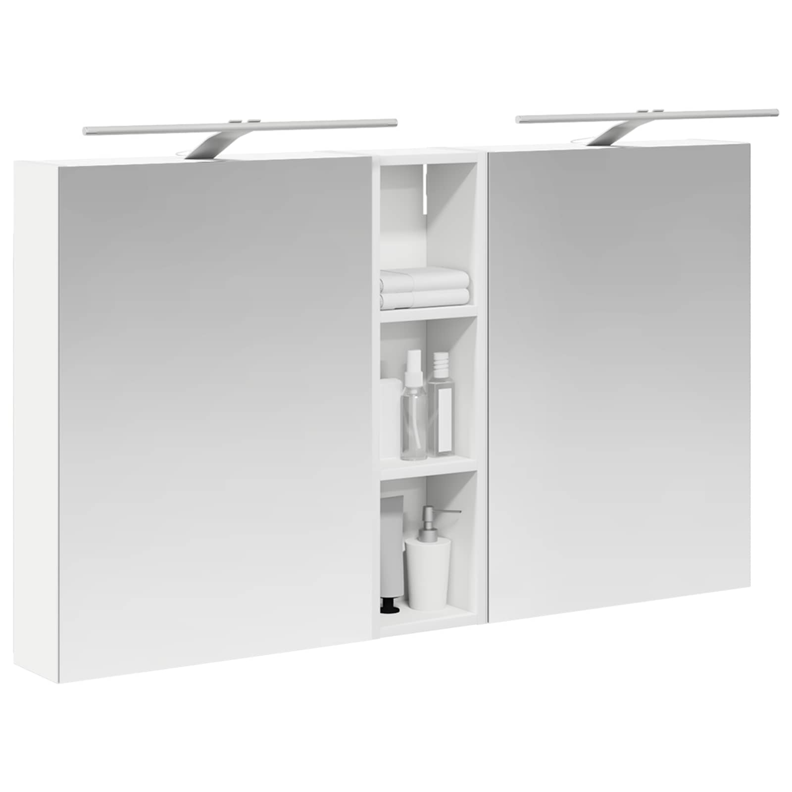vidaXL Zestaw Szafek Łazienkowych z półką 3 pcs 120 x 14,5 x 70 cm